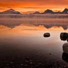 Dawn on McDonald Lake